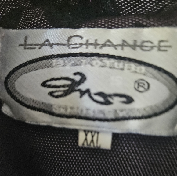 XXL Black mandarin top - Picture 2 of 10